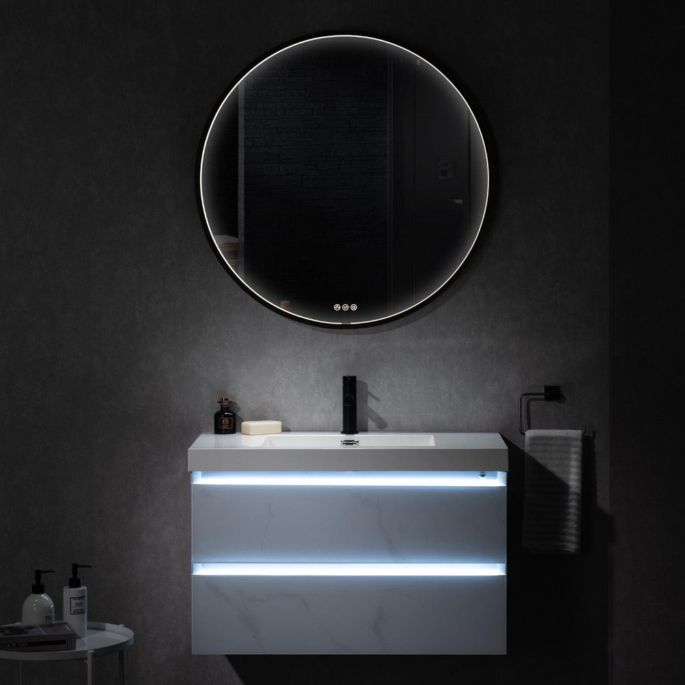 Style and Functionality: Bathroom Vanities with LED Lights
