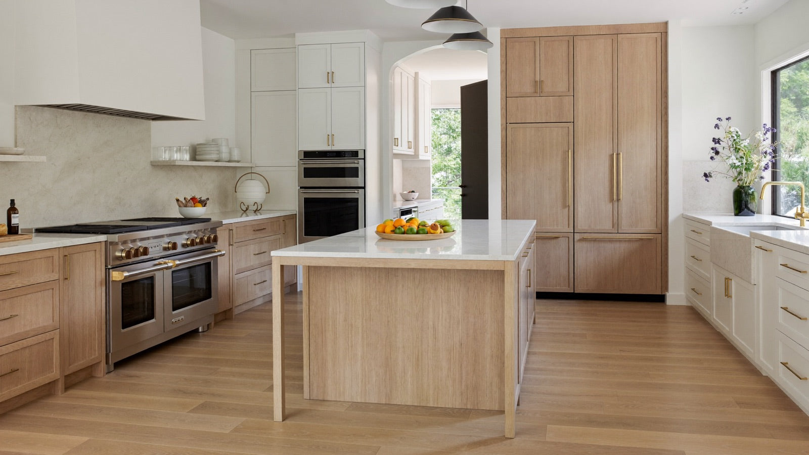 Modern kitchen with custom cabinetry from ANVE Kitchen & Bath in Paramus, NJ
