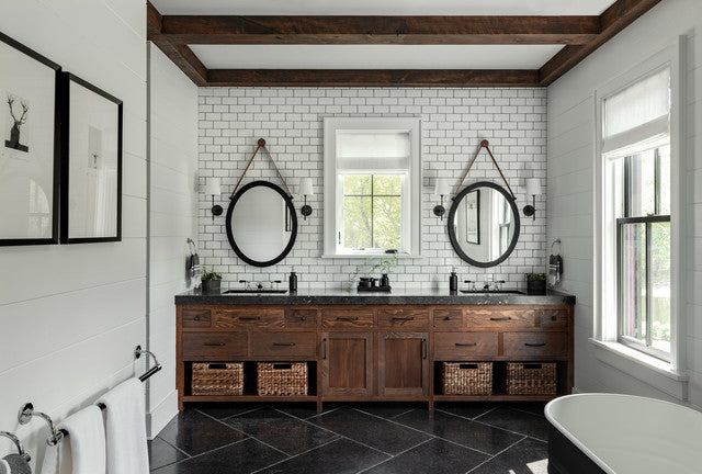 5 Farmhouse Bathroom Ideas