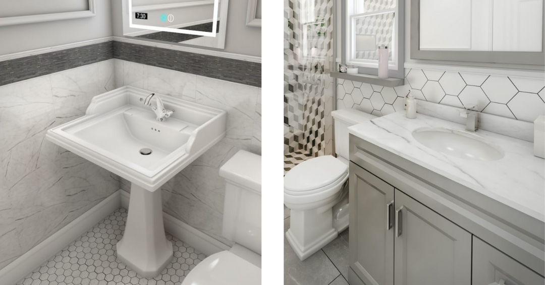 Oval vs. Square Bathroom Sinks