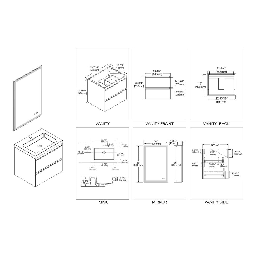 Berlin Freestanding Bathroom Vanity