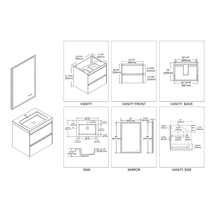 Berlin Freestanding Bathroom Vanity