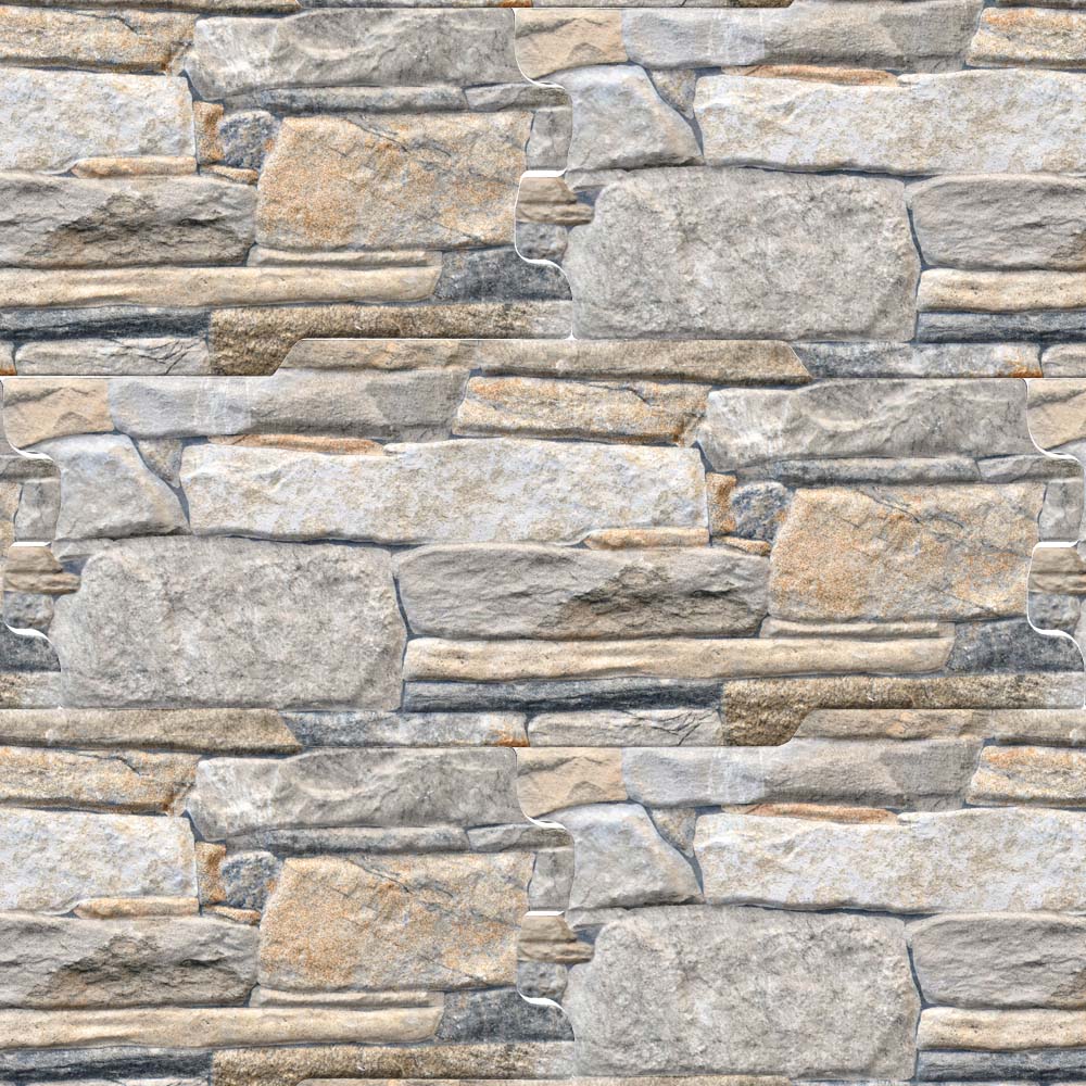 Fieldstone Textured Porcelain Floor &amp; Wall Tile