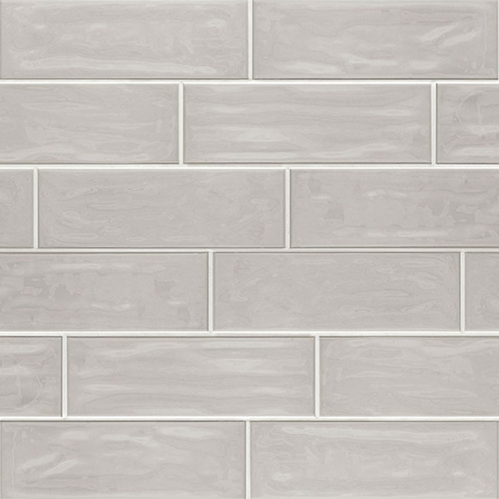 Ripple Glossy Ceramic Wall Tile | ANVE Kitchen & Bath