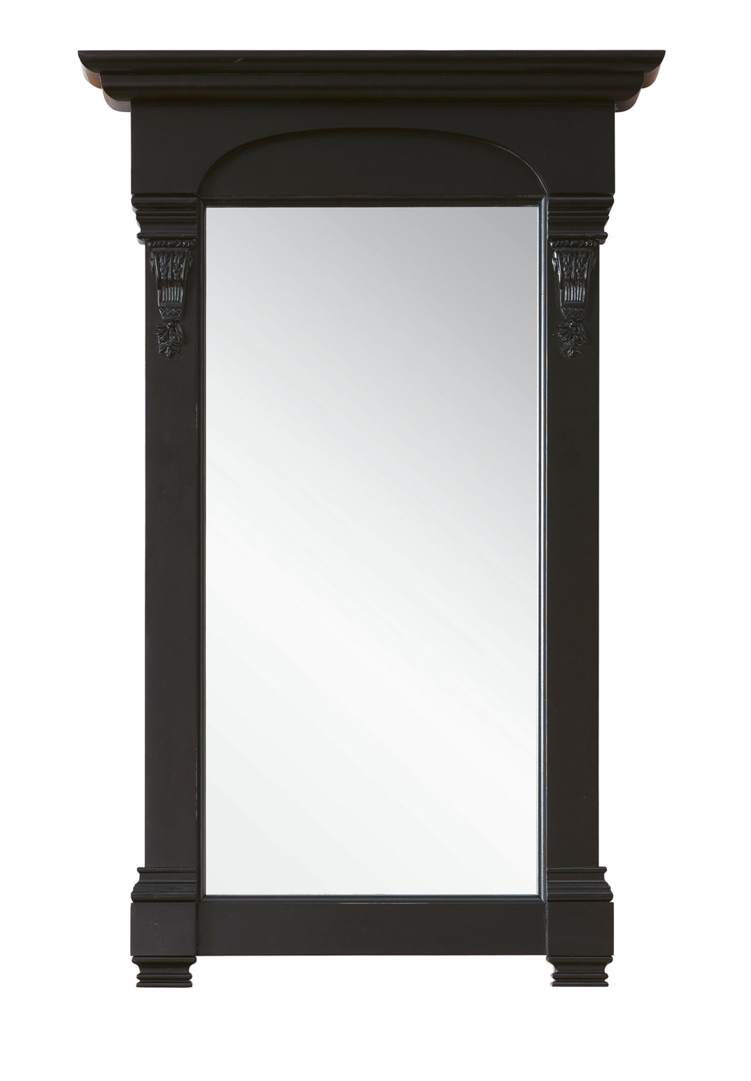 Brookfield 26" Bathroom Mirror, Antique Black | ANVE Kitchen & Bath