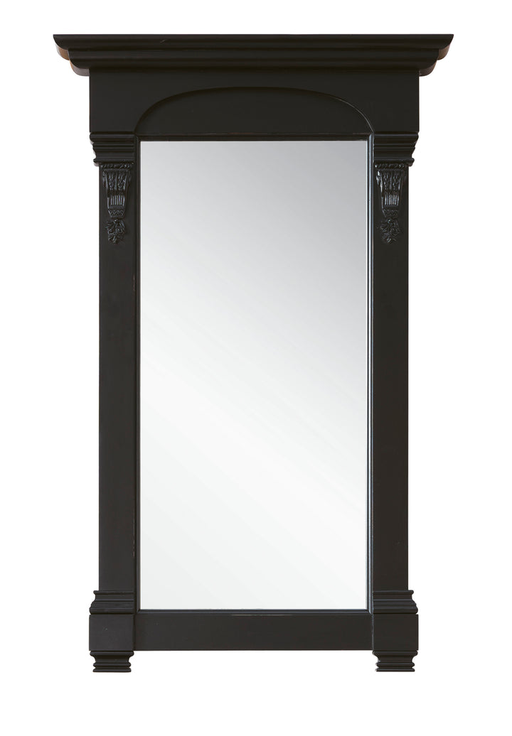 Brookfield 26" Bathroom Mirror, Antique Black | ANVE Kitchen &amp; Bath