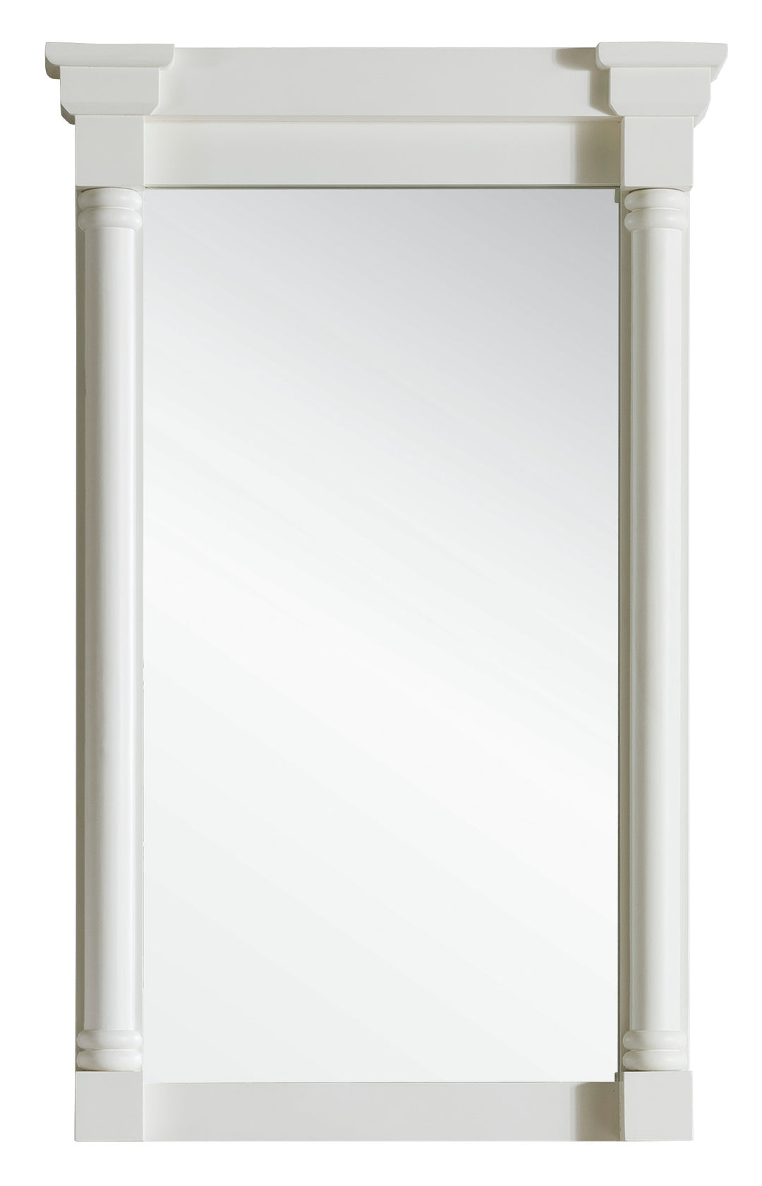 Savannah/Providence 27" x 43" Bathroom Mirror, Bright White | ANVE Kitchen & Bath