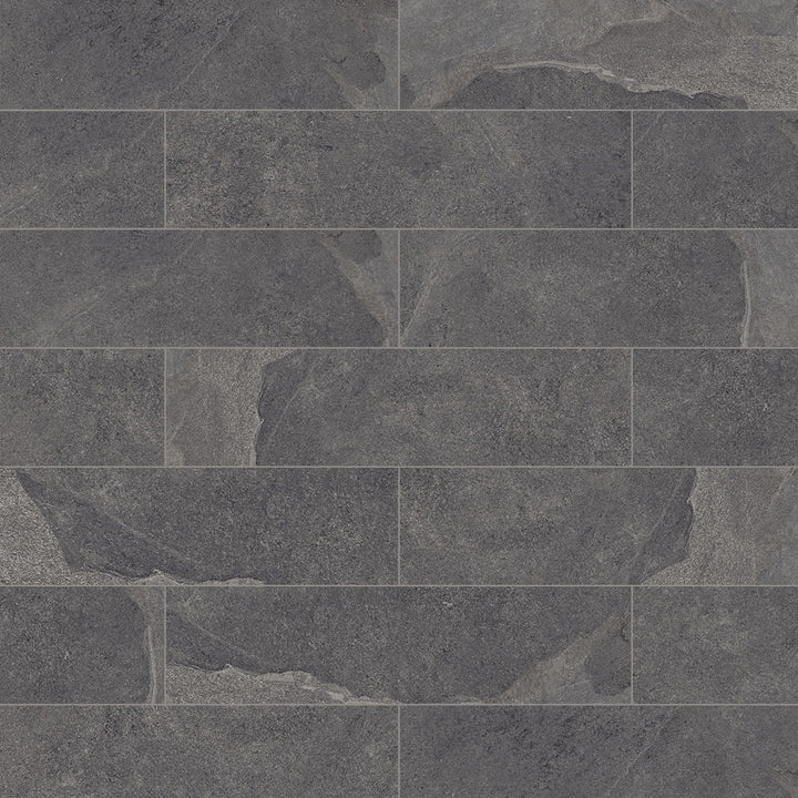 Ultra Slate Stone-Look Matte Porcelain Floor &amp; Wall Tile