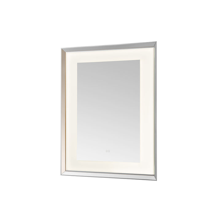 Madison 30" x 36" LED Bathroom Mirror in Chrome, Anti-Fog