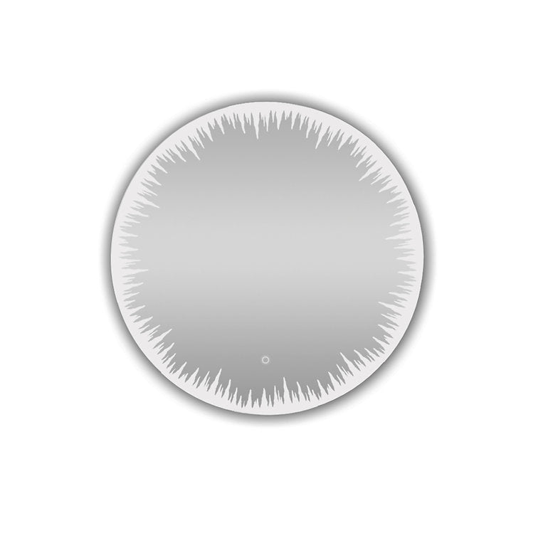Flame 30" LED Bathroom Mirror, Anti-Fog