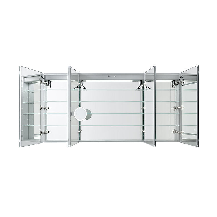 Signature Royale 72" x 36" Four Door LED Medicine Cabinet