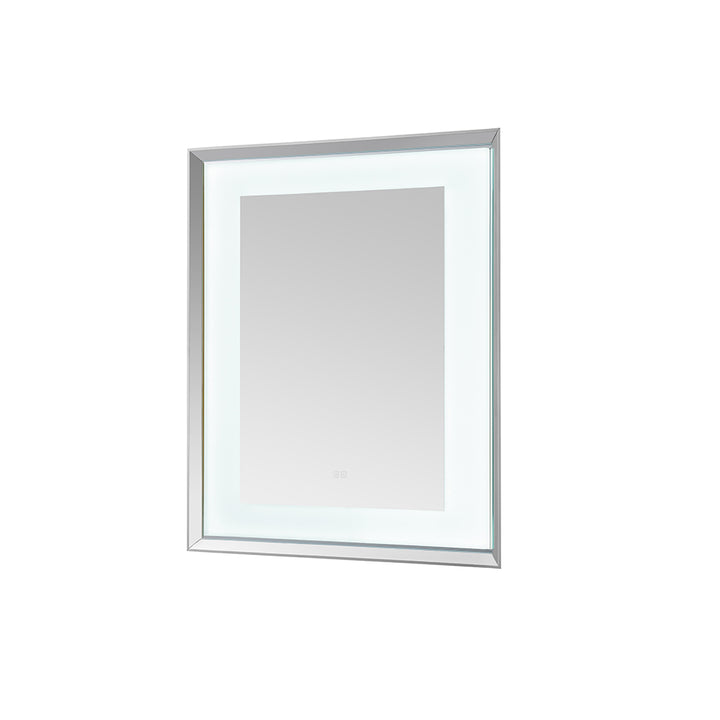 Madison 30" x 36" LED Bathroom Mirror in Chrome, Anti-Fog