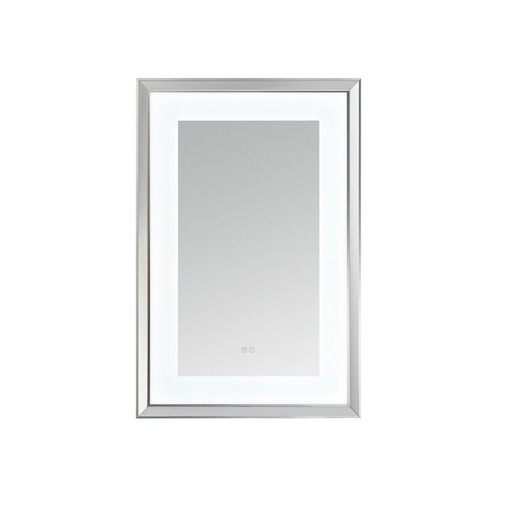 Madison 24" x 36" LED Bathroom Mirror in Chrome, Anti-Fog