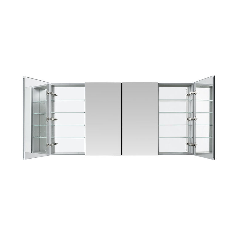 Royale 72" x 36" Four Door LED Medicine Cabinet