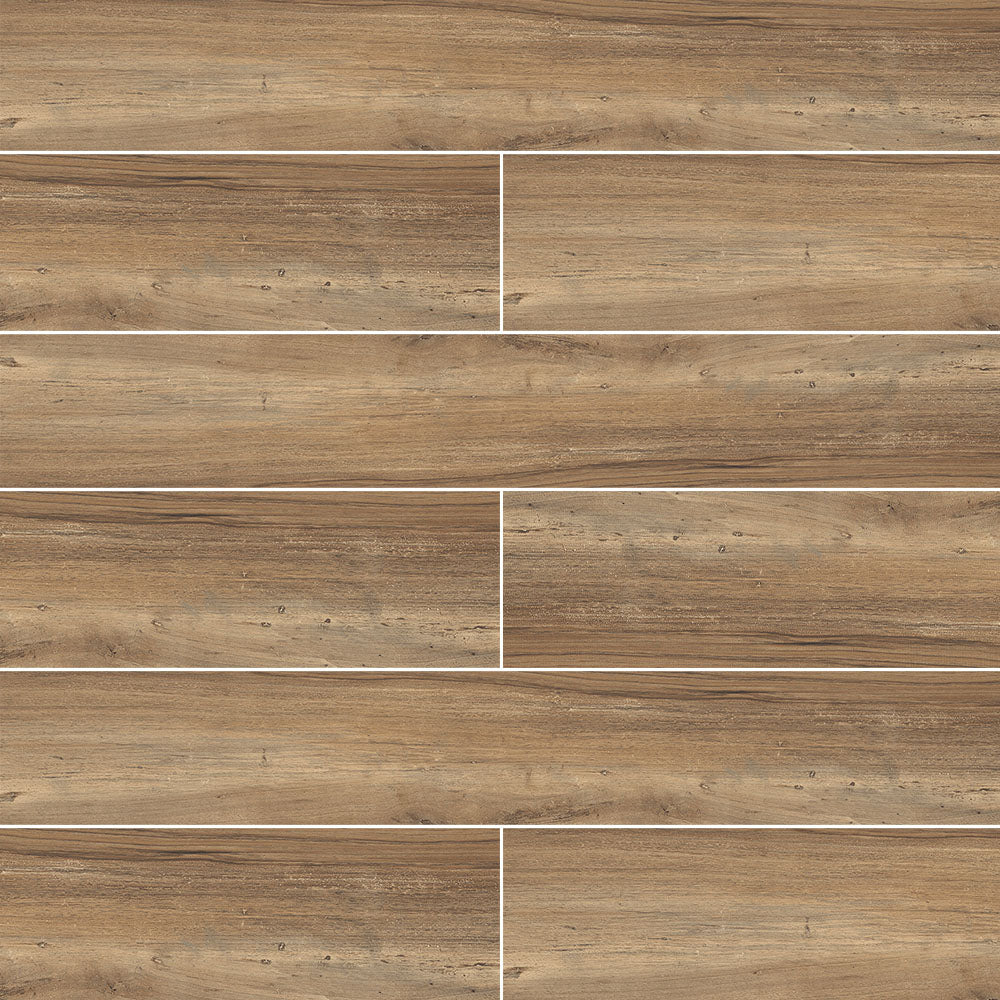 Edgewood Wood-Look Matte Porcelain Mosaic Tile