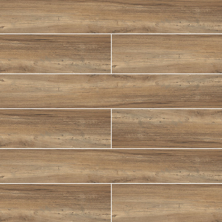Edgewood Wood-Look Matte Porcelain Mosaic Tile