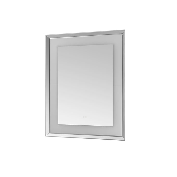 Madison 30" x 36" LED Bathroom Mirror in Chrome, Anti-Fog