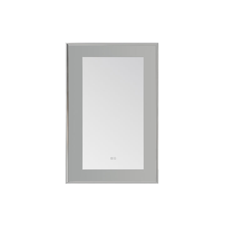Lexington 24" x 36" LED Bathroom Mirror in Chrome, Anti-Fog