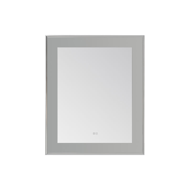 Lexington 30" x 36" LED Bathroom Mirror in Chrome, Anti-Fog