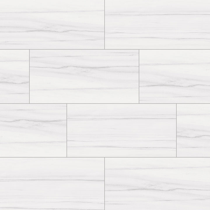 Gallery Marble-Look Matte Porcelain Floor &amp; Wall Tile