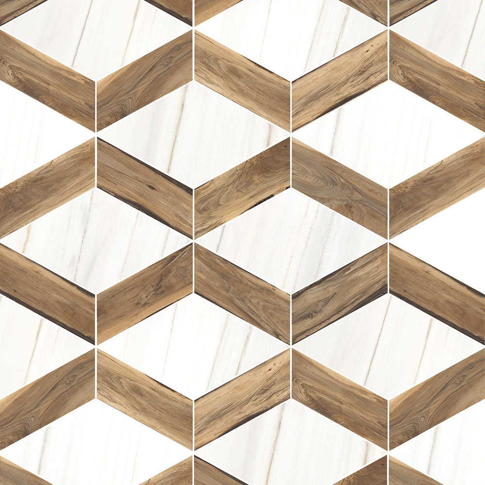 Edgewood Wood-Look Matte Porcelain Mosaic Tile