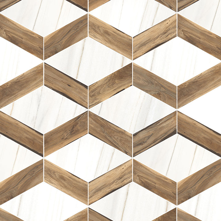 Edgewood Wood-Look Matte Porcelain Mosaic Tile