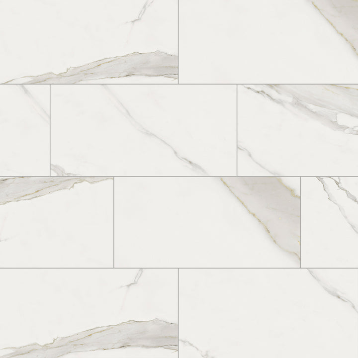 Gallery Marble-Look Matte Porcelain Floor &amp; Wall Tile