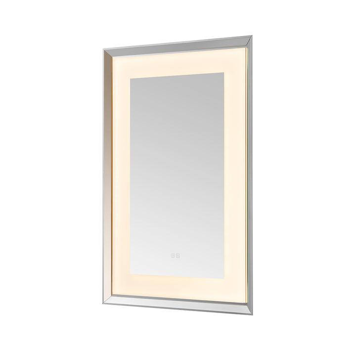 Madison 24" x 36" LED Bathroom Mirror in Chrome, Anti-Fog