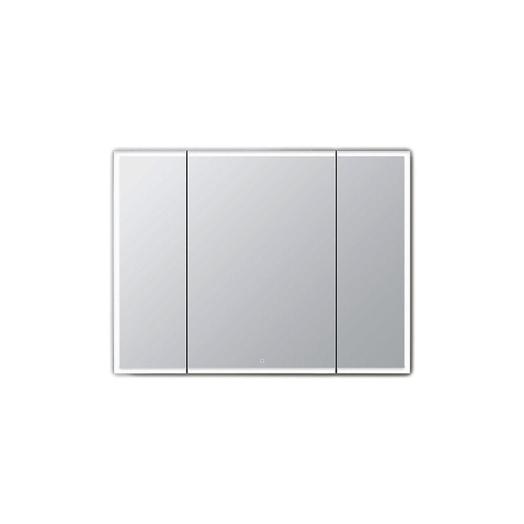 Edge Royale 40" x 32" LED Lighted Triple Door Medicine Cabinet