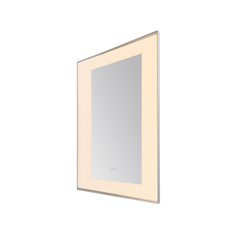 Lexington 24" x 36" LED Bathroom Mirror in Chrome, Anti-Fog