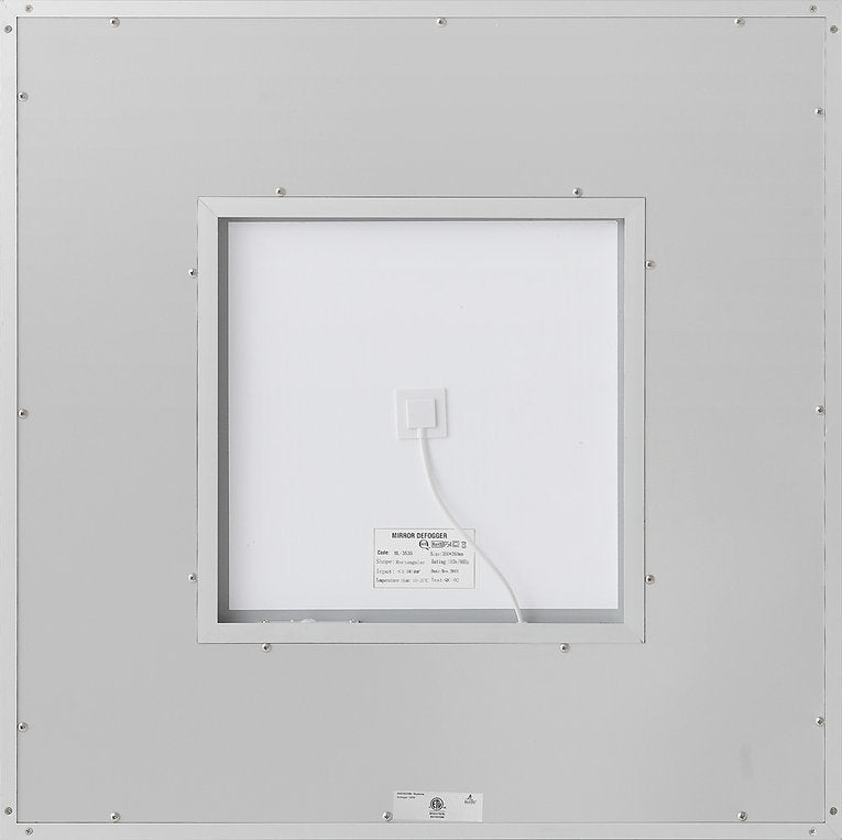 Daytona 36" x 36" LED Bathroom Mirror, Anti-Fog