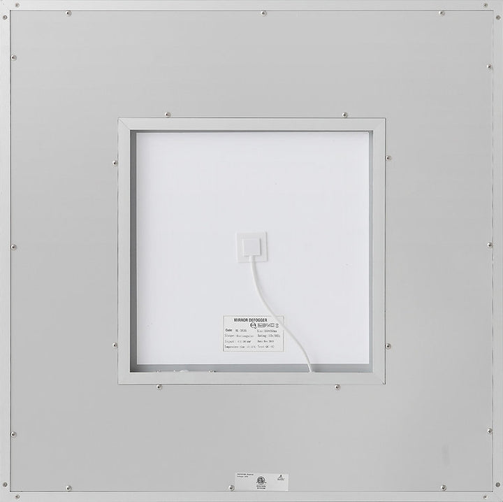 Daytona 36" x 36" LED Bathroom Mirror, Anti-Fog