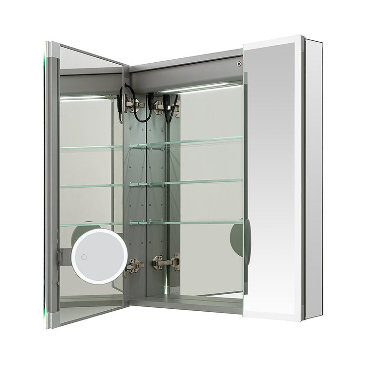 Edge Royale 36" x 32" LED Lighted Triple Door Medicine Cabinet