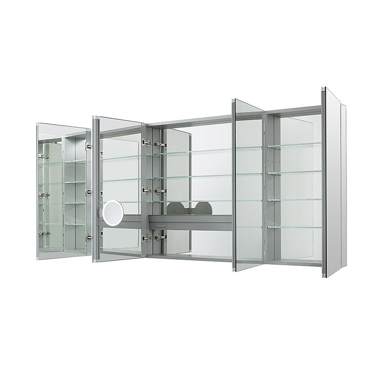Royale 72" x 36" Four Door LED Medicine Cabinet