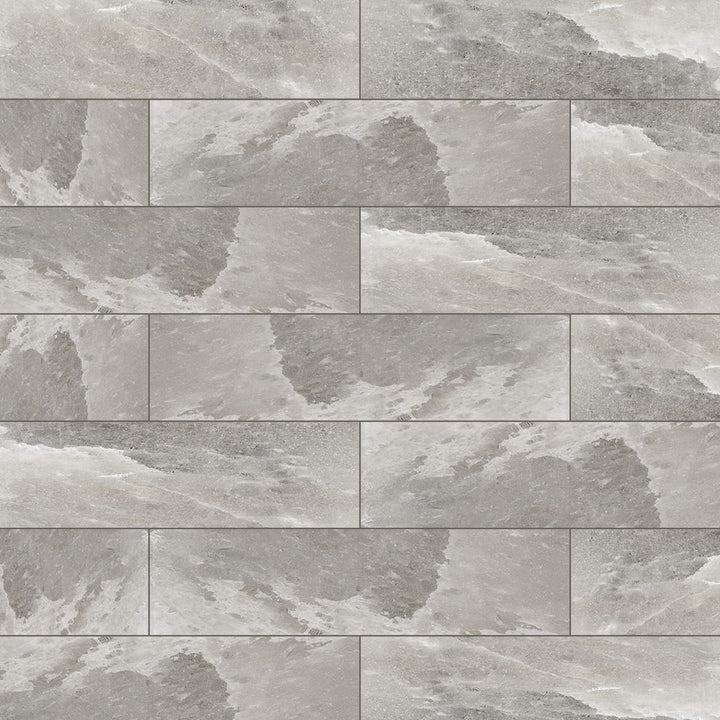 Rock Salt Polished Porcelain Floor &amp; Wall Tile | ANVE Kitchen &amp; Bath