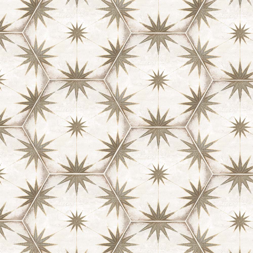 Symmetry Hexagon Matte Porcelain Mosaic Tile