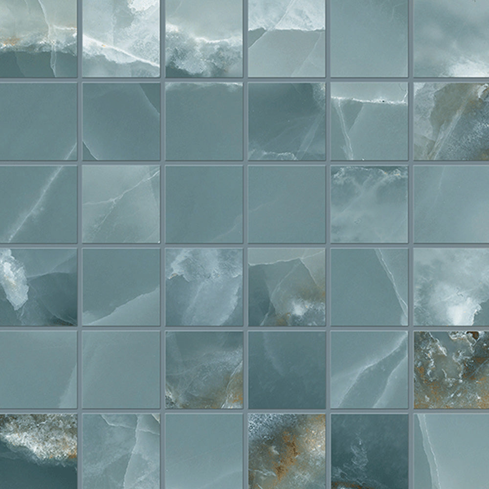 Precious Onyx-Look Polished Porcelain Floor &amp; Wall Tile