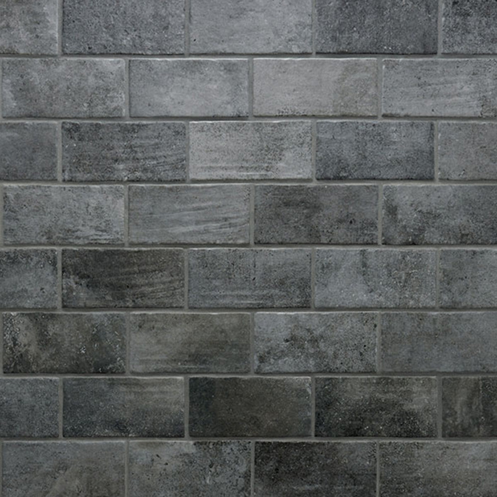 Terra Brick 5" x 10" Brick-Look Matte Porcelain Floor &amp; Wall Tile