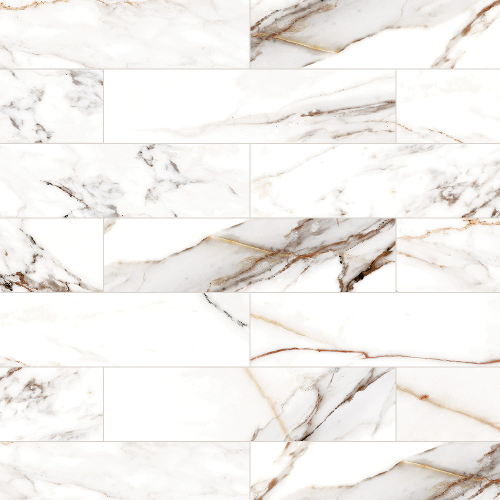 Endura Marble-Look Matte Porcelain Floor &amp; Wall Tile | ANVE Kitchen &amp; Bath