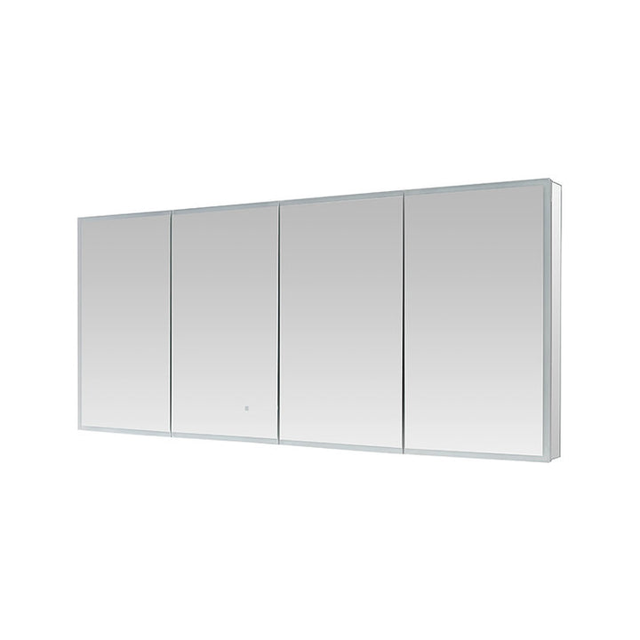 Edge Royale 72" x 32" LED Lighted Four Door Medicine Cabinet