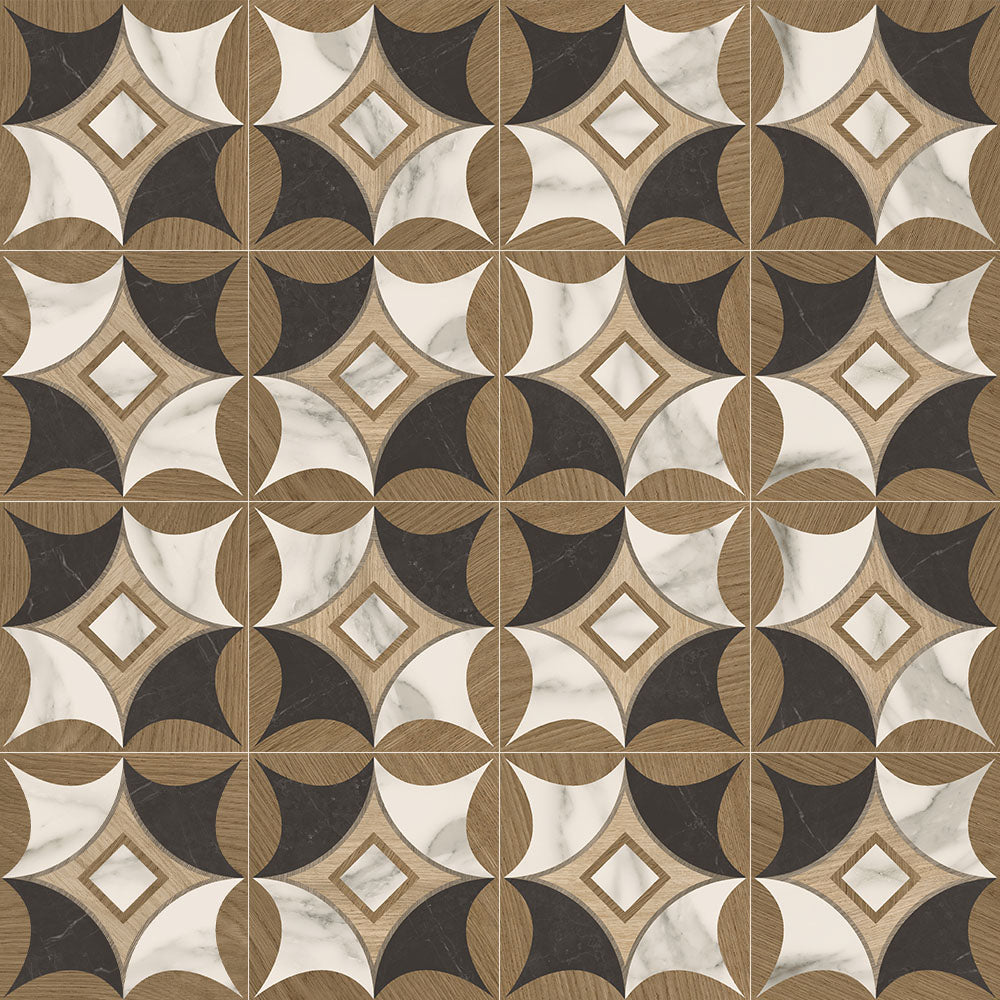 Mingle Matte Porcelain Floor &amp; Wall Tile | ANVE Kitchen &amp; Bath