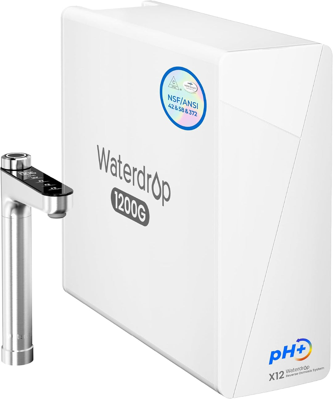 Waterdrop X12 11-Stage Tankless Reverse Osmosis Under-Sink Water Filter | ANVE Kitchen & Bath