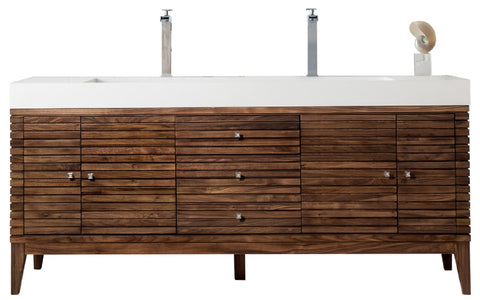 Linear Sink Freestanding Bathroom Vanity Cabinet | ANVE Kitchen & Bath