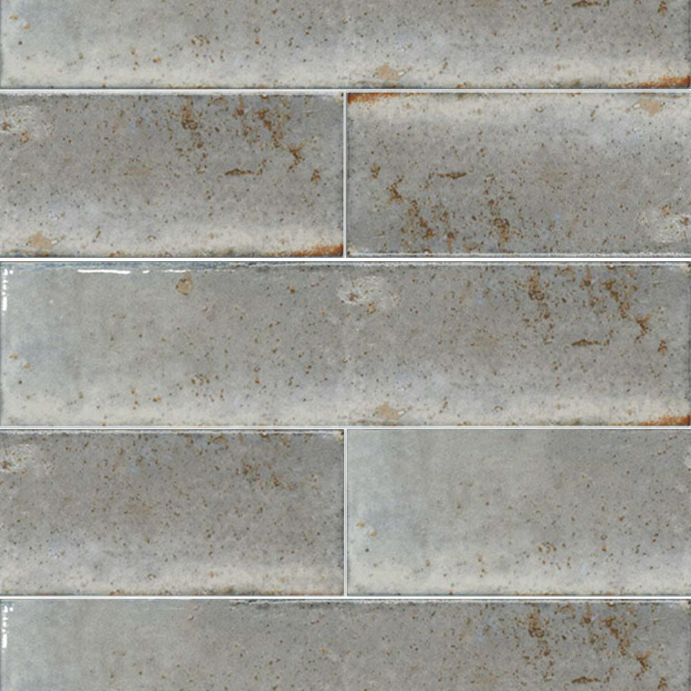 Antique 2" x 10" Glossy Porcelain Floor &amp; Wall Tile