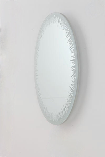 Flame 48" LED Bathroom Mirror, Anti-Fog