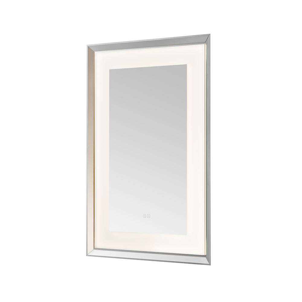 Madison 24" x 36" LED Bathroom Mirror in Chrome, Anti-Fog