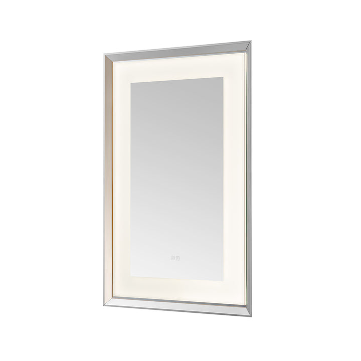 Madison 24" x 36" LED Bathroom Mirror in Chrome, Anti-Fog