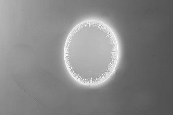 Flame 48" LED Bathroom Mirror, Anti-Fog