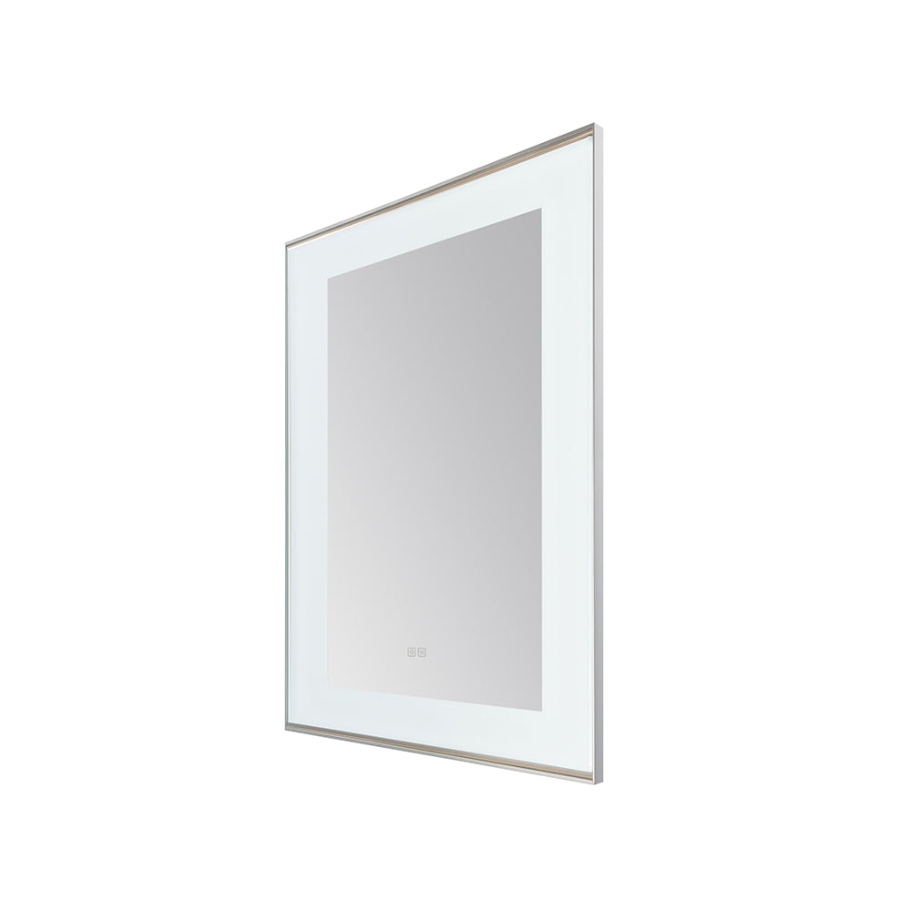Lexington 24" x 36" LED Bathroom Mirror in Chrome, Anti-Fog