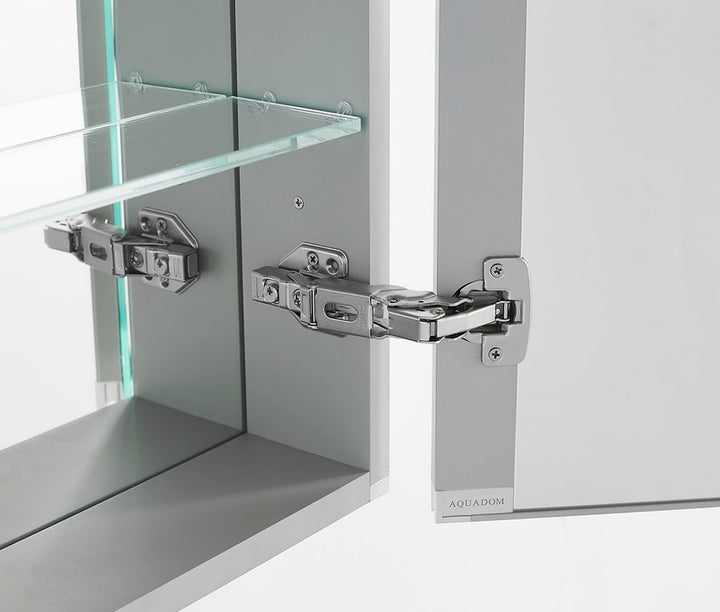 Edge Royale 40" x 32" LED Lighted Triple Door Medicine Cabinet